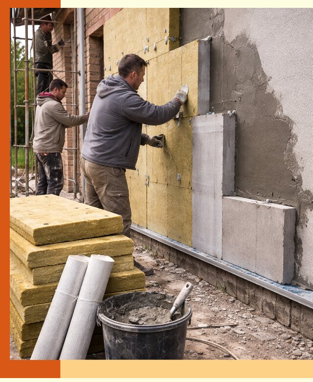 Утепление кирпичного дома под ключ в Сызрани