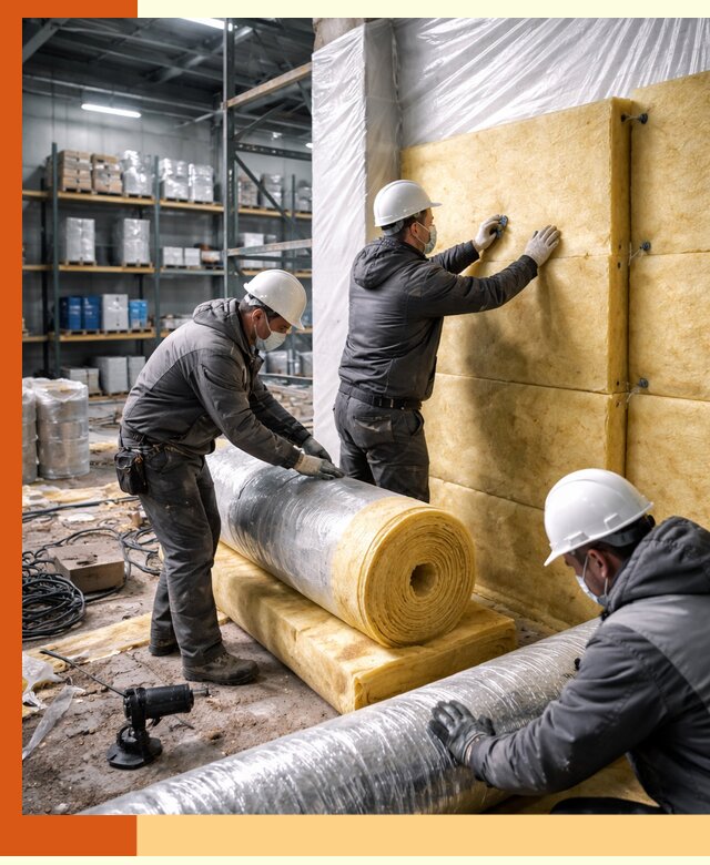 Утепление склада химсырья в Сызрани: безопасная и эффективная изоляция