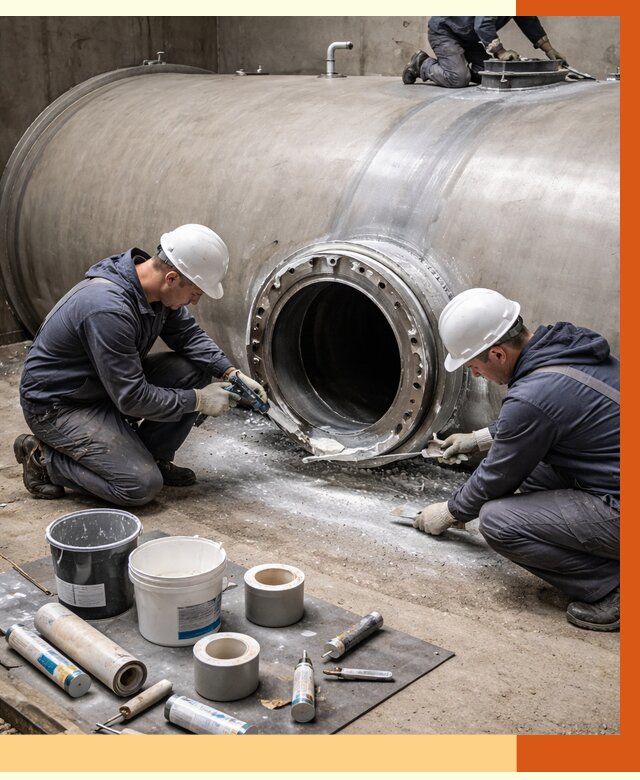 Гидроизоляция резервуара с топливом в Сызрани от 75975 руб. под ключ | ТепломастерСзр